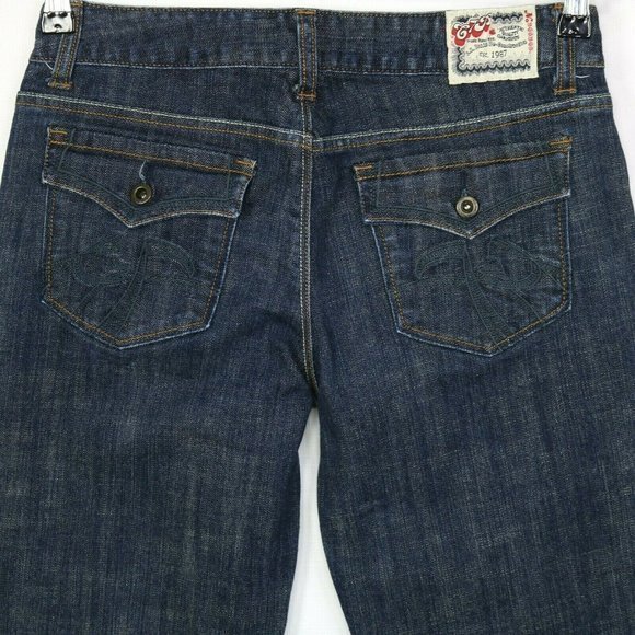 Chip & Pepper Production Laguna Beach Flare Jeans Stretch‎ Button Pocket 7 X 31 - Picture 5 of 10